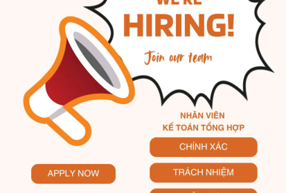 Tuyển dụng Nhân viên Kế toán tổng hợp [full-time]