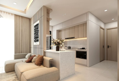 Nội thất chung cư phong cách hiện đại tại quận 6 TP HCM