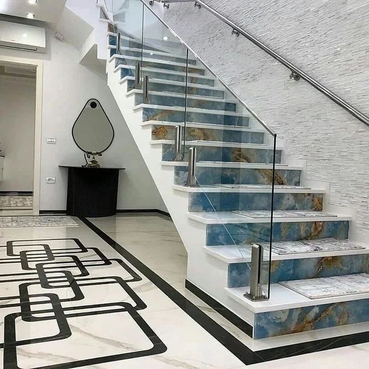 Thi công đá hoa cương cầu thang tại quận 8 TP HCM - Anh Tuấn Group