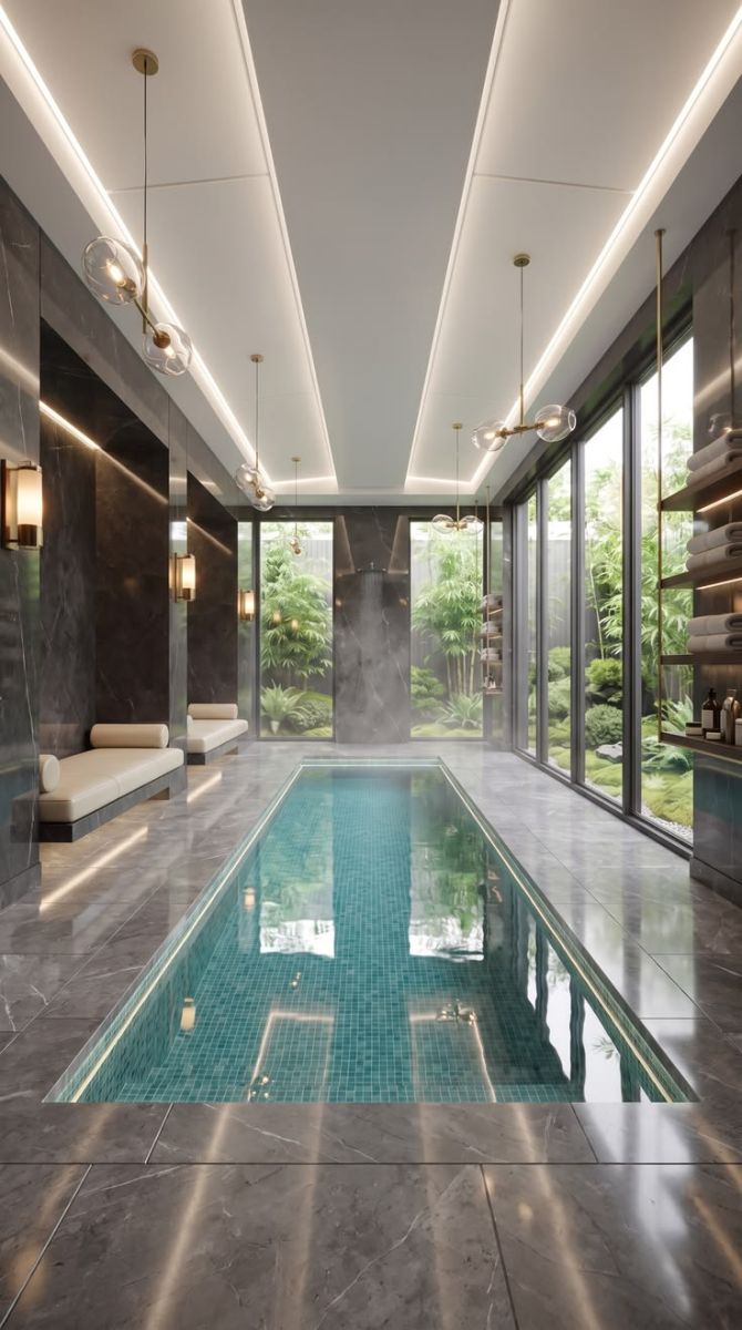Mẫu hồ bơi thư giãn