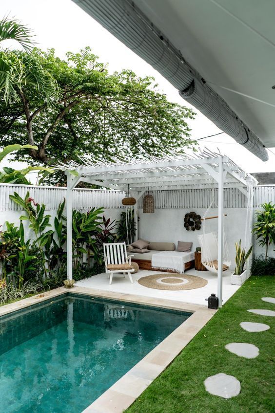 hồ bơi gia đình ngoài trời tại Thủ Đức TP HCM hoàn thiện bởi Anh Tuấn Group
