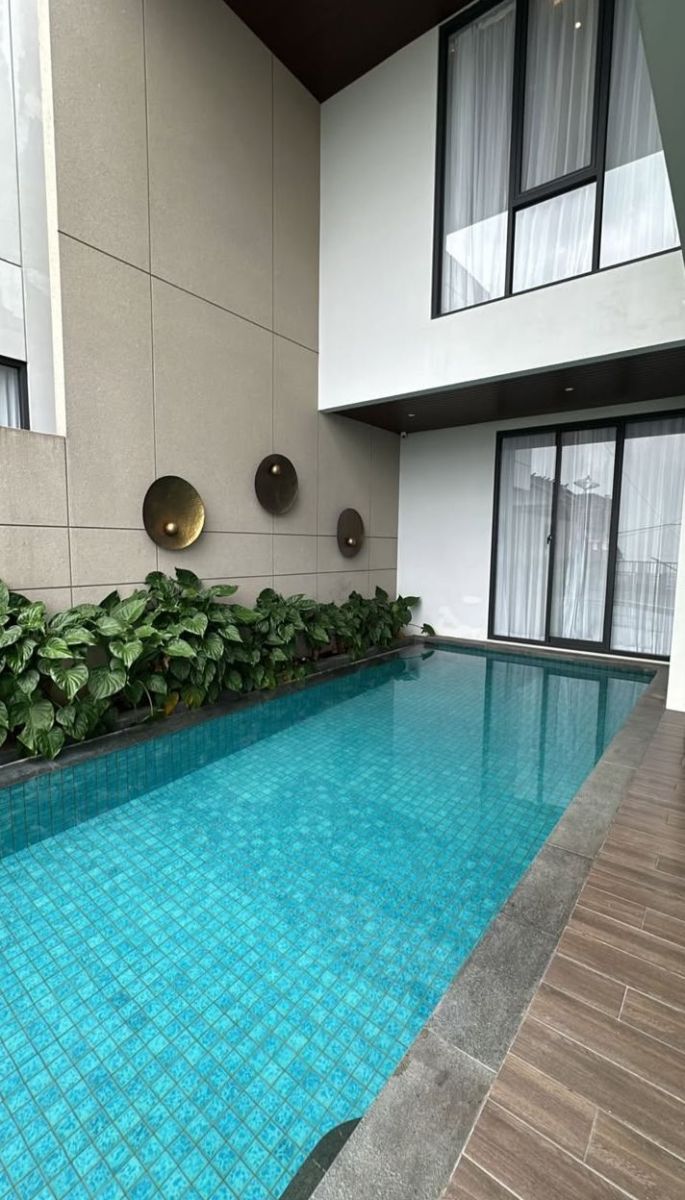 Mẫu hồ bơi gia đình đẹp, tiện nghi và hiện đại