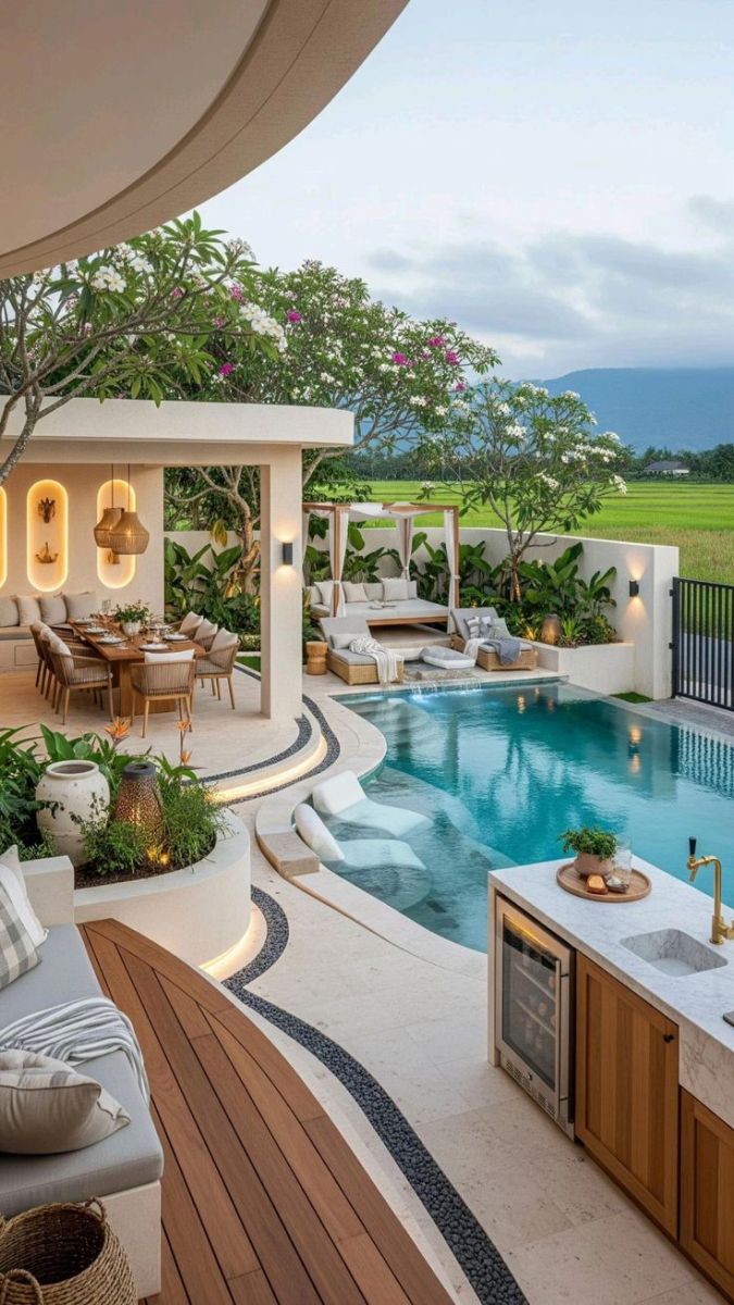 Thi công hồ bơi sân vườn tại quận 4 TP HCM 