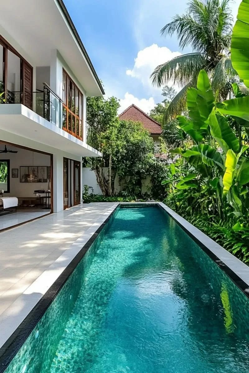 Hồ bơi sân vườn biệt thự cao cấp tại quận 11 TP HCM