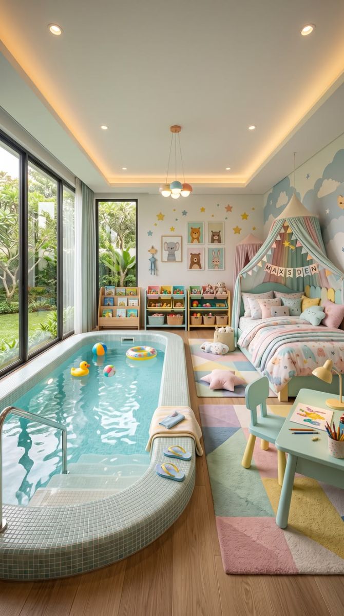 Hồ bơi trẻ em trong nhà tại quận 2 TP HCM