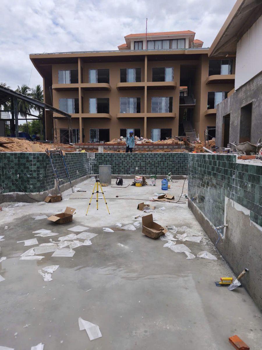 Thiết kế thi công hồ bơi cho Biệt Thự TPHCM