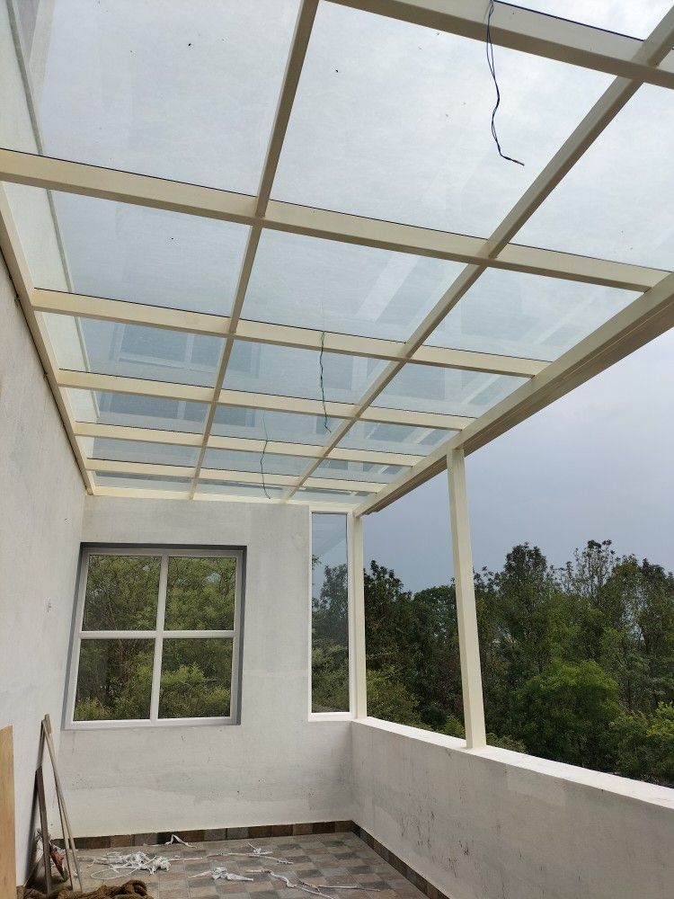 Mái kính cường lực huyện Nhà Bè TP HCM