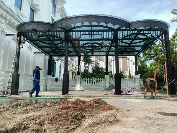 sửa chữa mái kính cường lực Nhà Bè