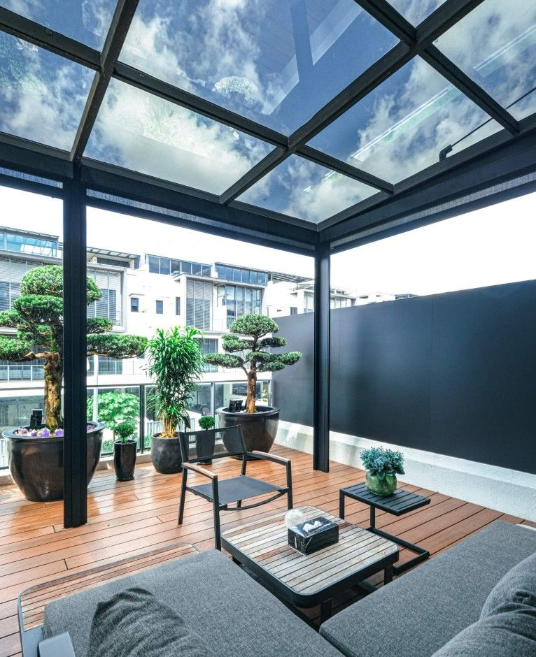 mái kính cường lực quận Bình Thạnh TP HCM