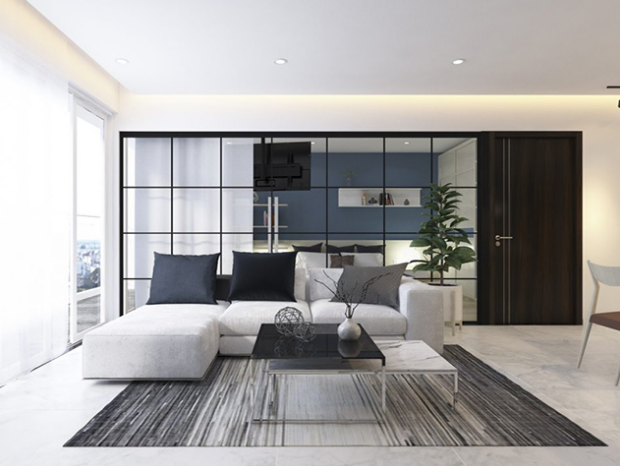 vách kính cường lực quận 12 TP HCM