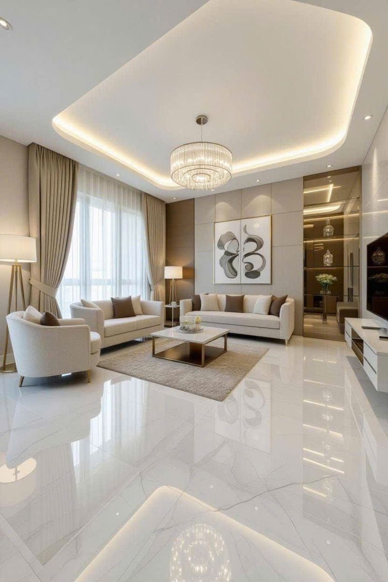 nội thất chung cư hiện đại tại quận 4 TP HCM