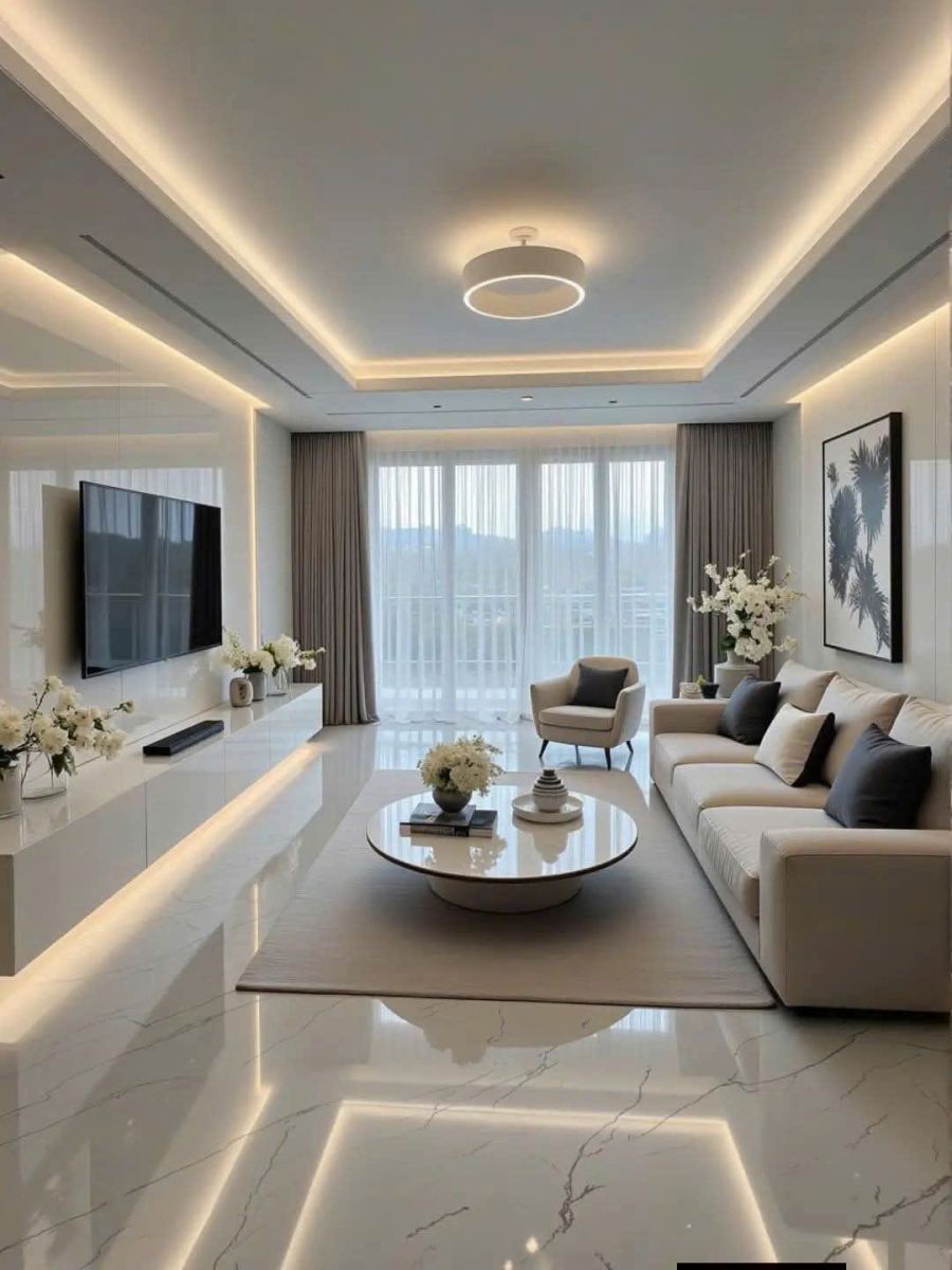 Nội thất chung cư phong cách hiện đại tại quận 9 TP HCM