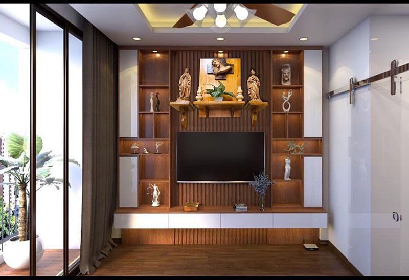 Thiết kế thi công nội thất phòng thờ