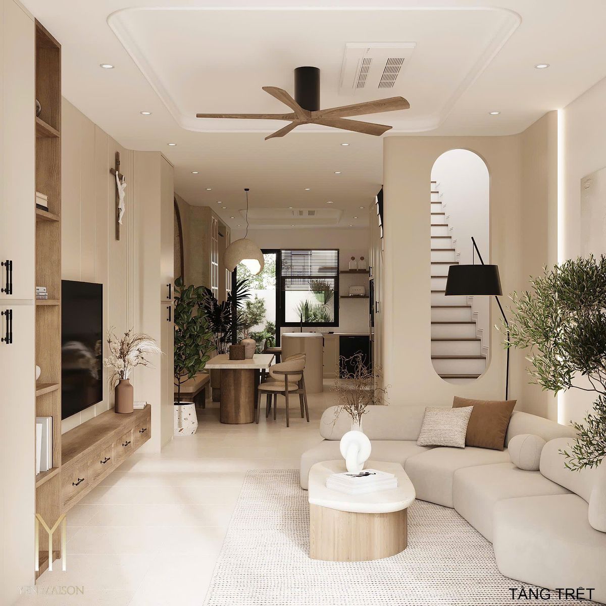 Thiết kế nội thất nhà phố TP.HCM