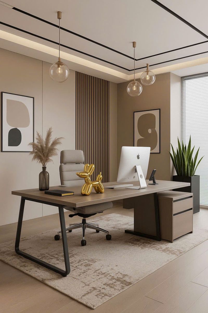 nội thất phòng làm việc tại Cần Giờ TP HCM thi công bởi Anh Tuấn Group
