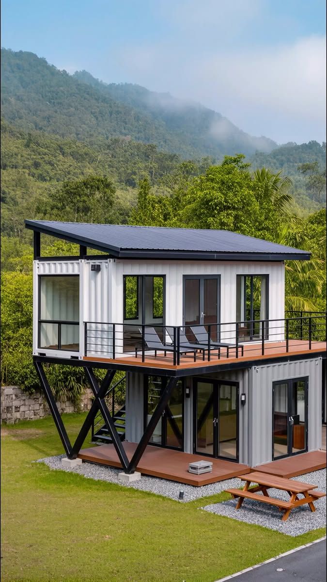 Thi công nhà container tại An Giang