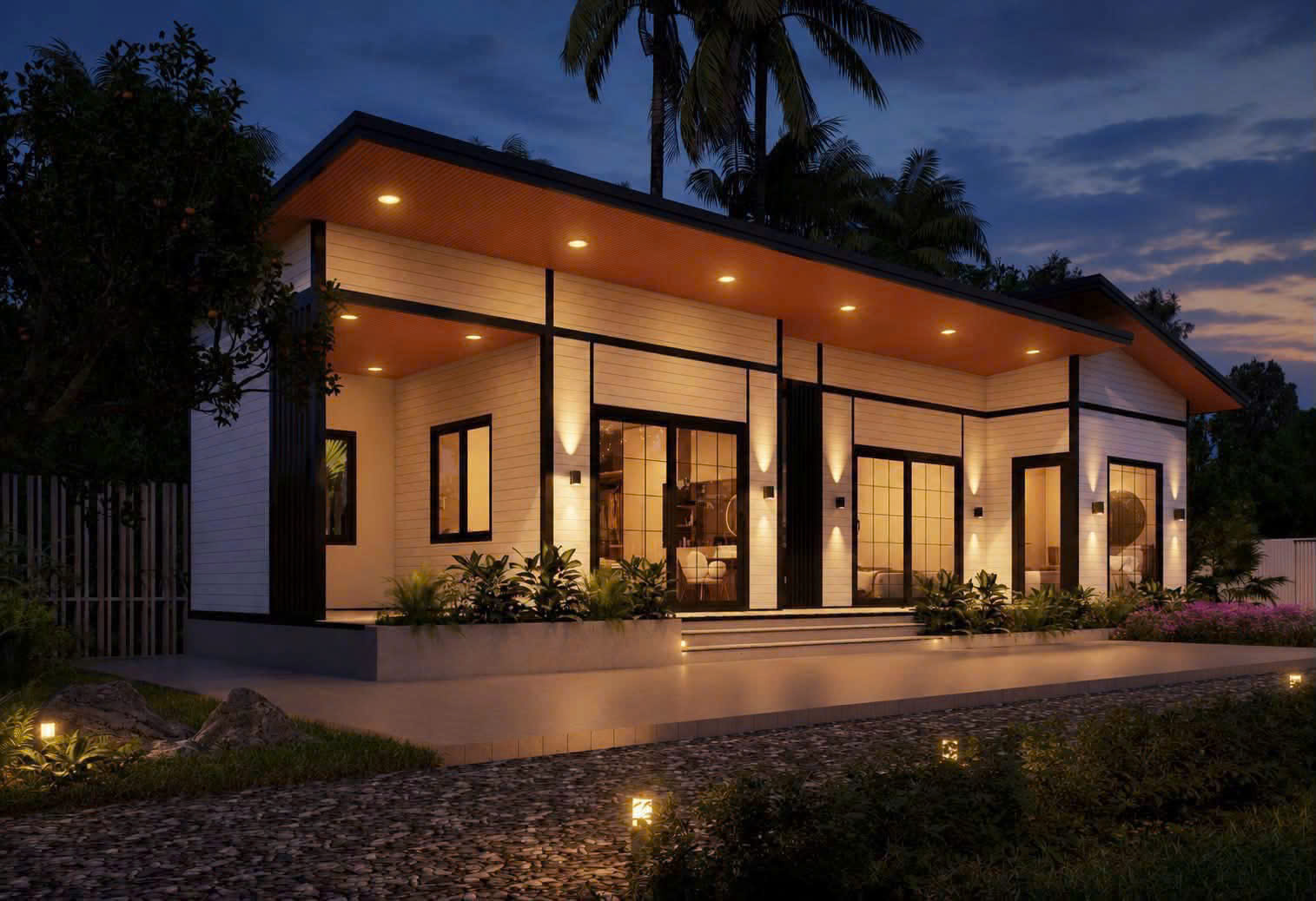 thiết kế nhà lắp ghép Panel