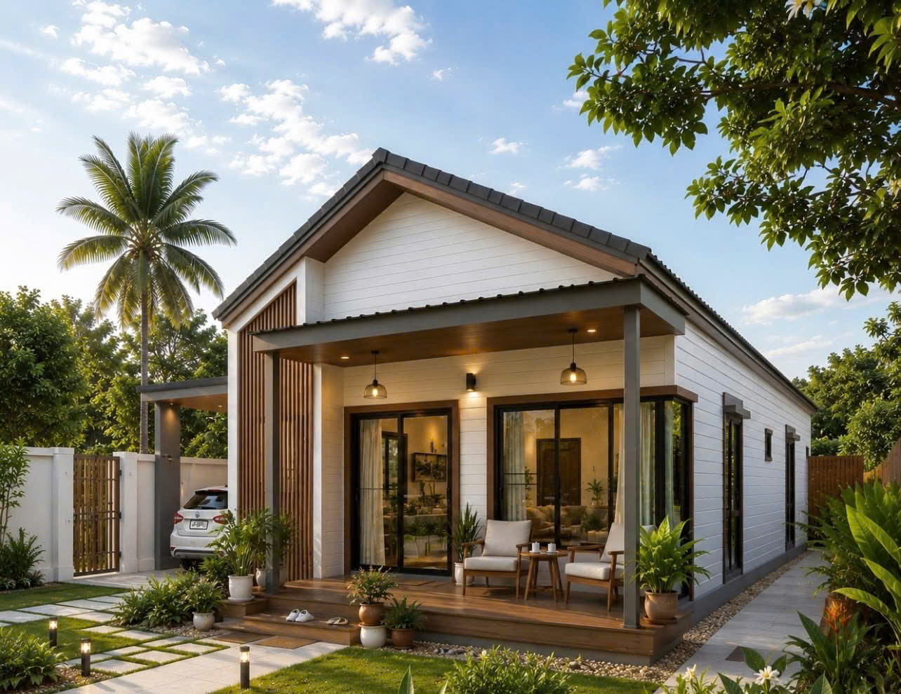 Thi công nhà lắp ghép hiện đại tại Ninh Bình