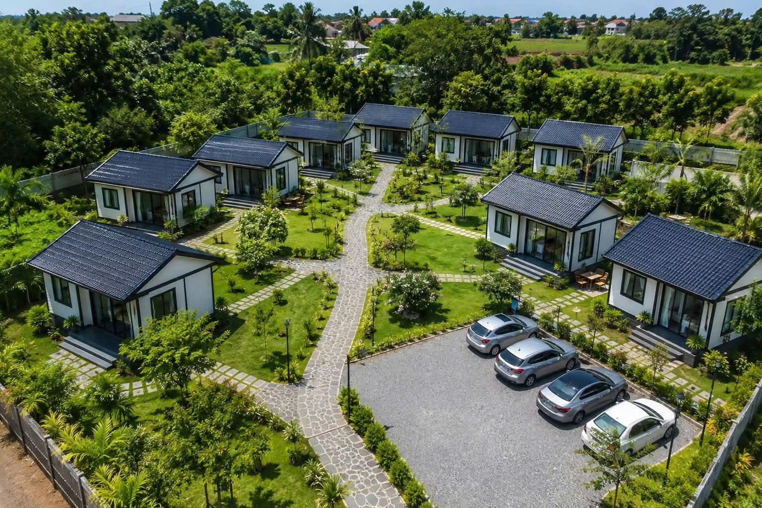 Homestay lắp ghép sân vườn tại Vũng Tàu
