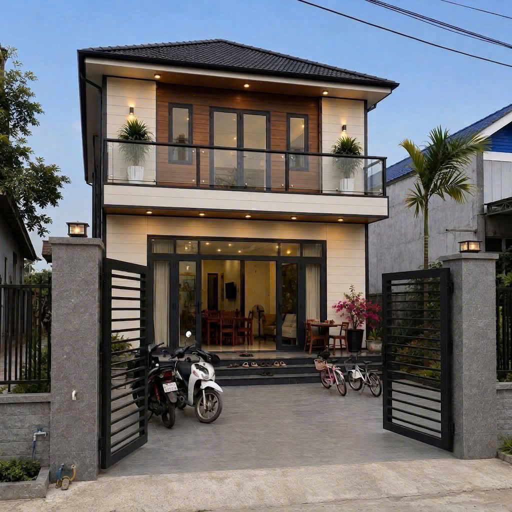 thiết kế nhà lắp ghép Panel