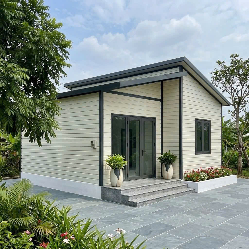 mẫu nhà lắp ghép Panel đẹp