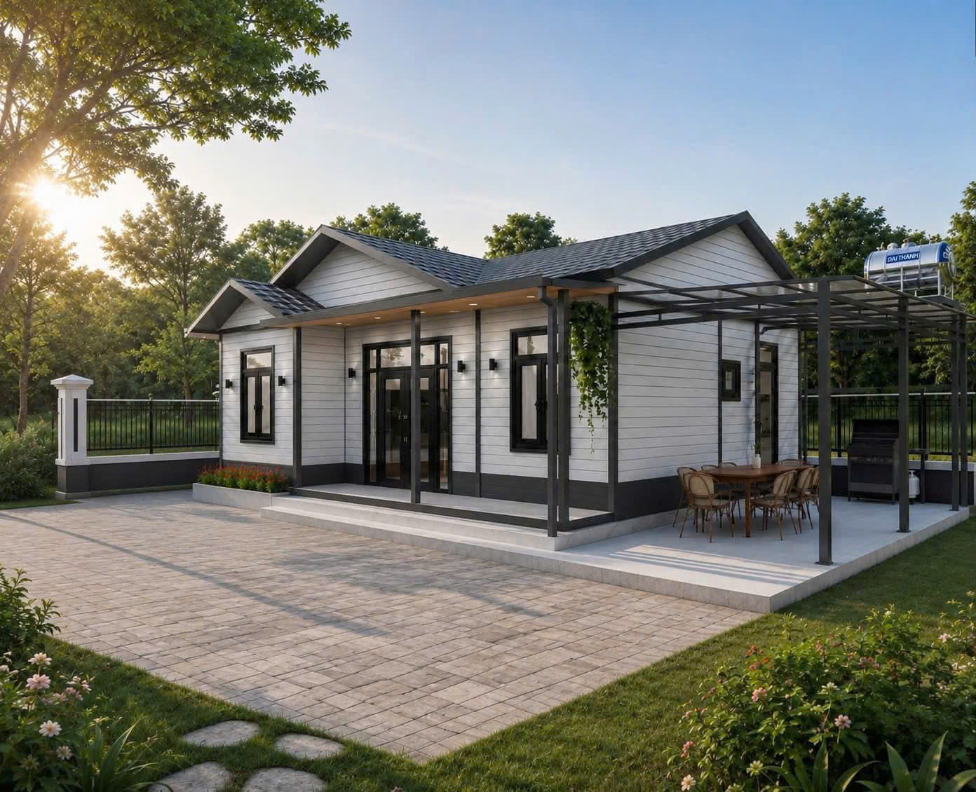 Nhận thi công nhà lắp ghép uy tín