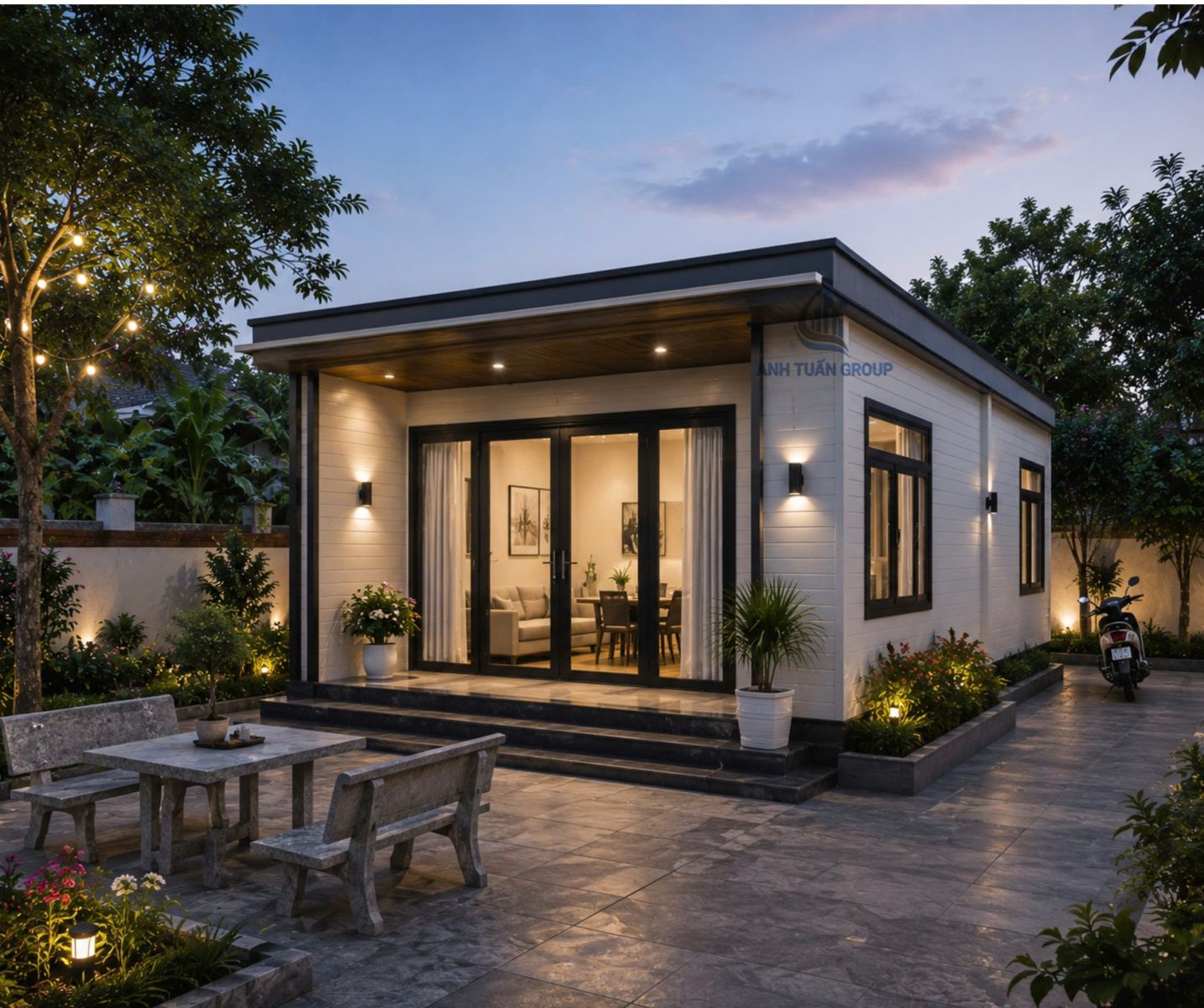 Anh Tuấn Group thi công nhà lắp ghép Panel