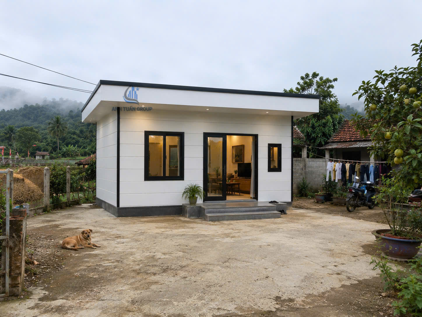 thiết kế nhà lắp ghép Phú Yên