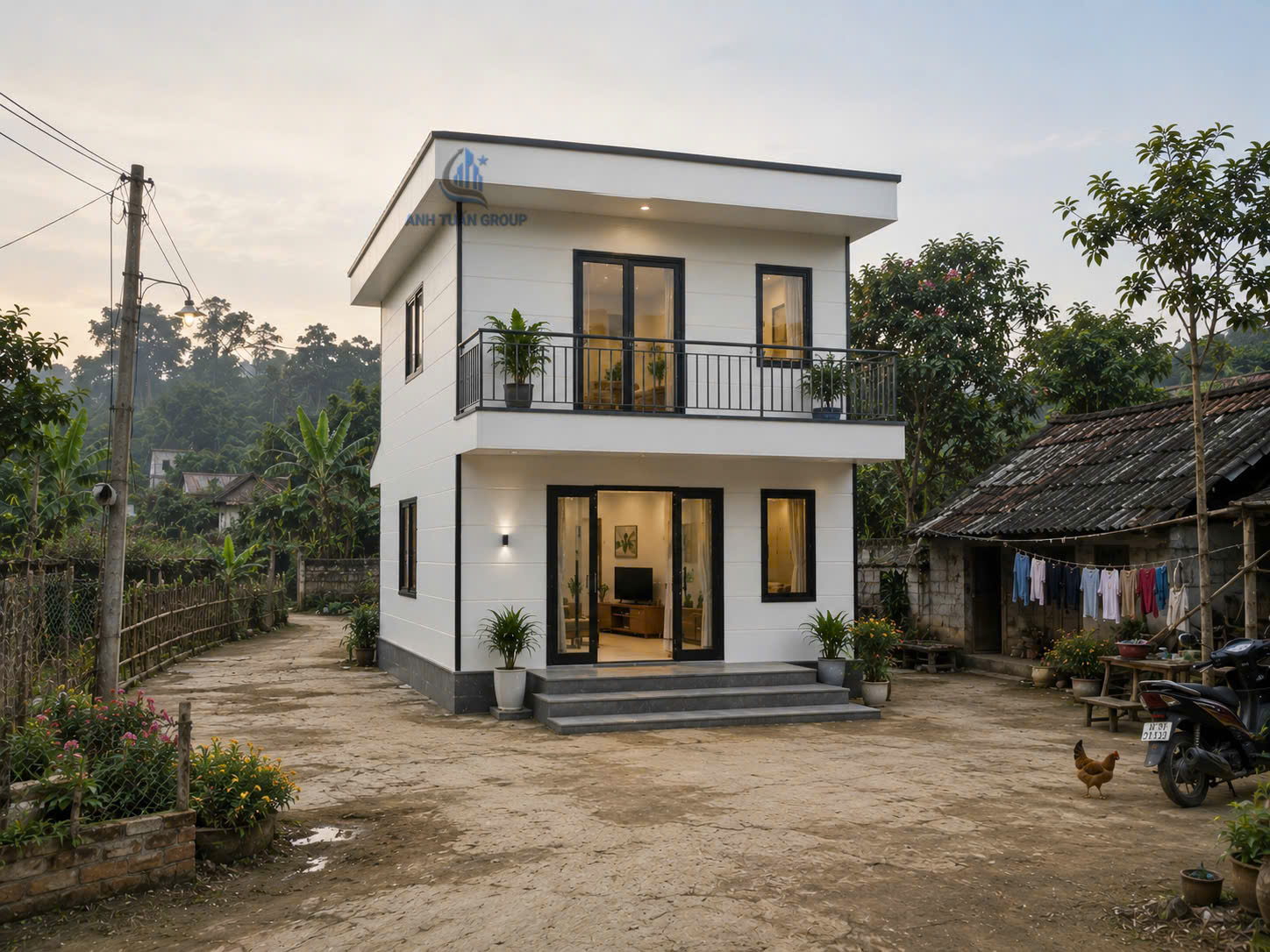 Anh Tuấn Chuyên thi công nhà lắp ghép