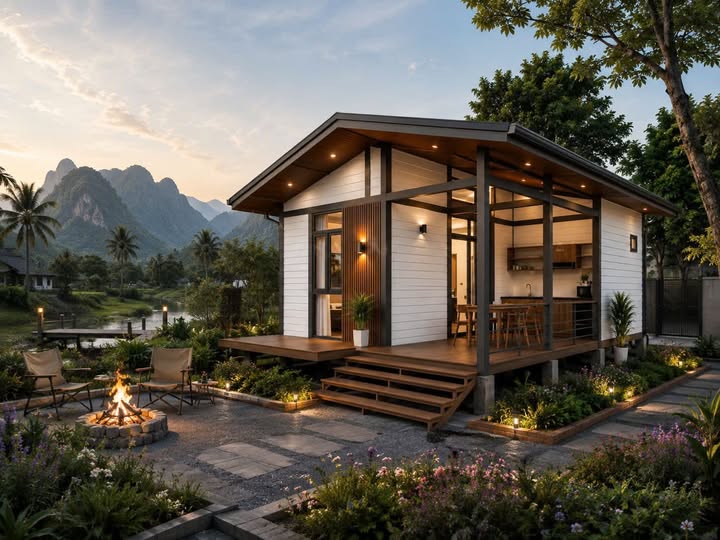 Anh Tuấn Group đã hoàn thiện homestay sàn lắp ghép tại Đà Lạt