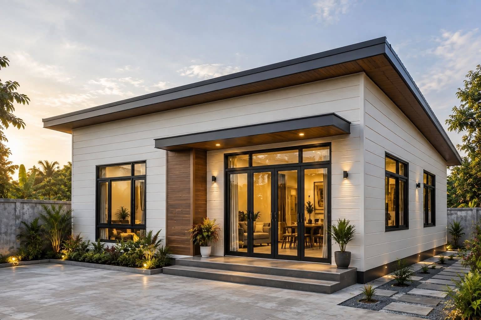 nhà lắp ghép panel 70m²