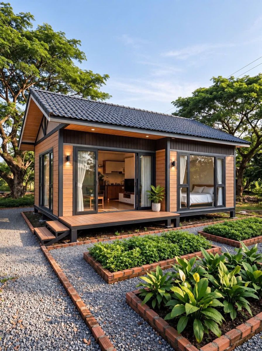 Homestay nhà lắp ghép khung thép/ khung sắt tại Phú Quốc