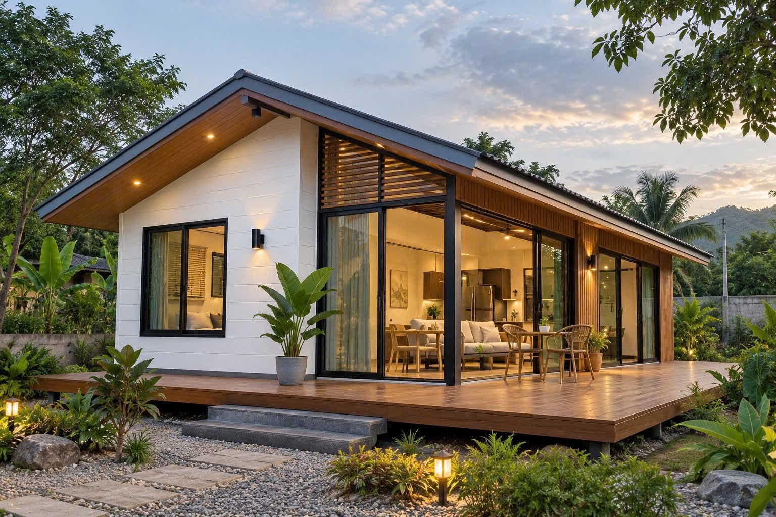 homestay lắp ghép hiện đại tại Bình Phước đã thi công bởi Anh Tuấn Group