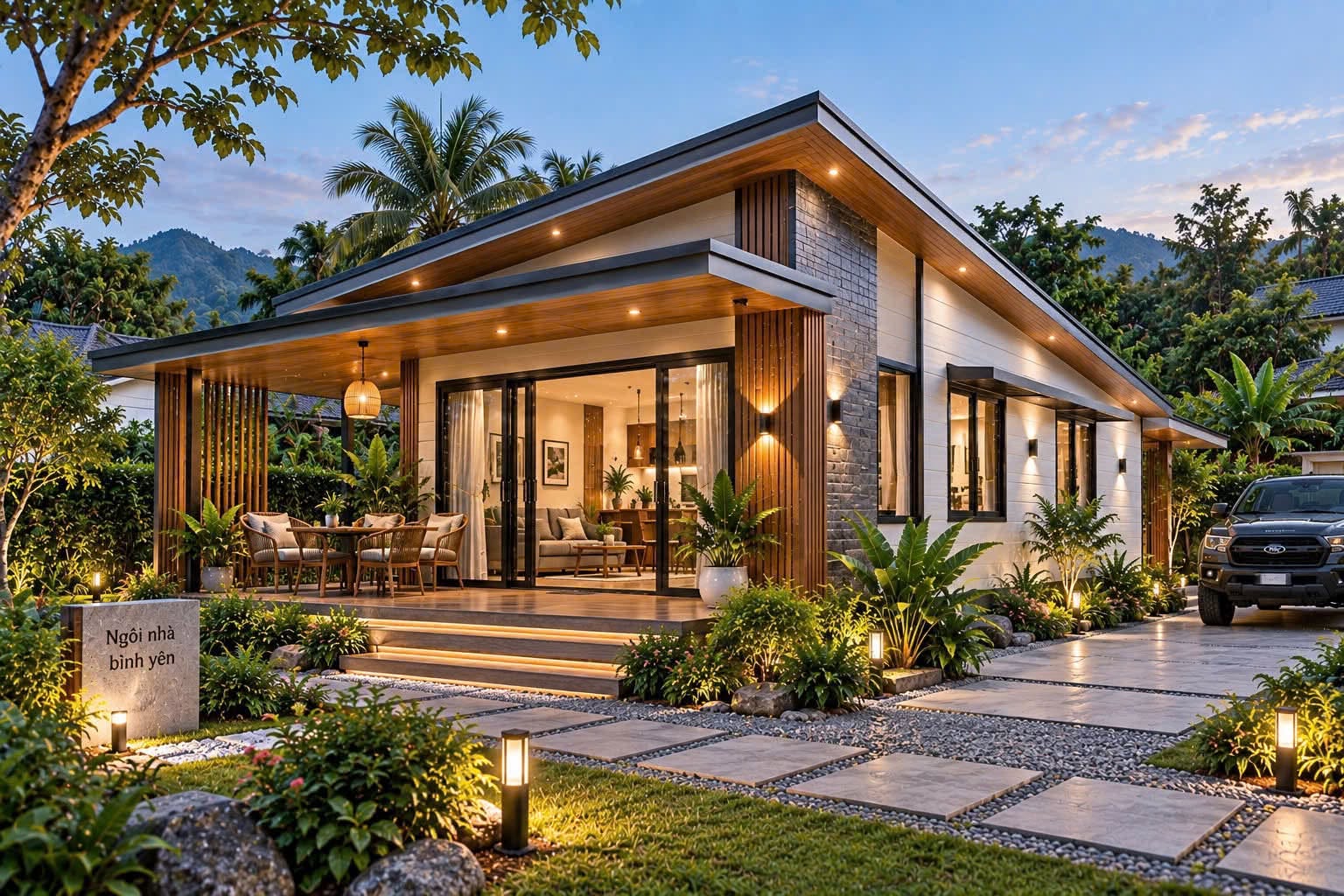 Anh Tuấn Group đã hoàn thiện nhà lắp ghép 100m2 tại Vũng Tàu
