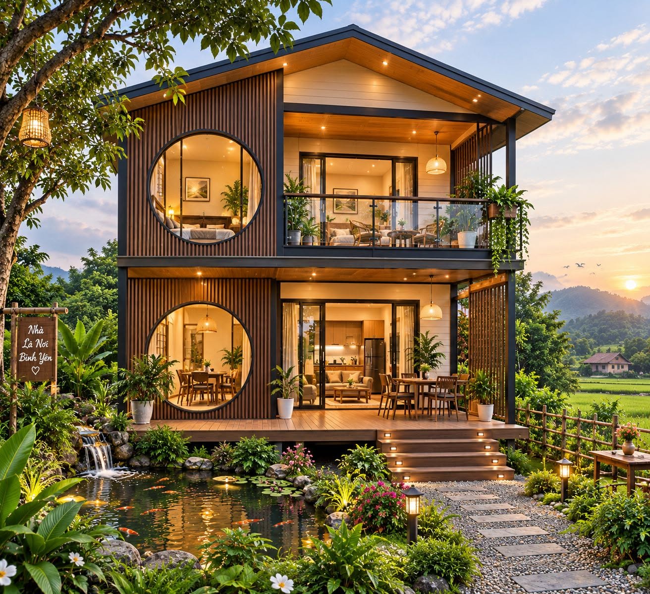 Homestay lắp ghép hiện đại tại Bình Phước