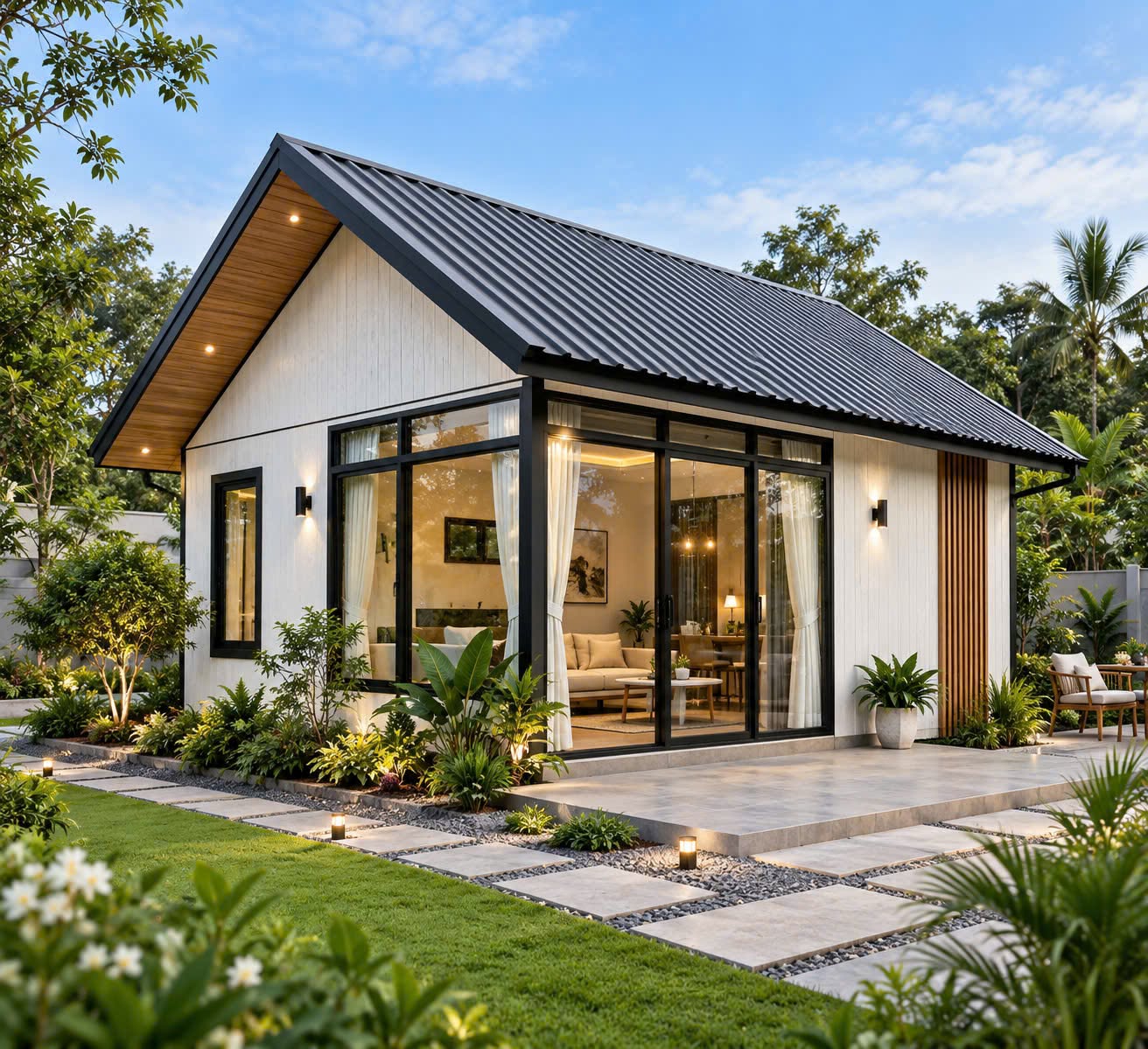 Anh Tuấn Group đã hoàn thiện homestay lắp ghép hiện đại tại Bình Định