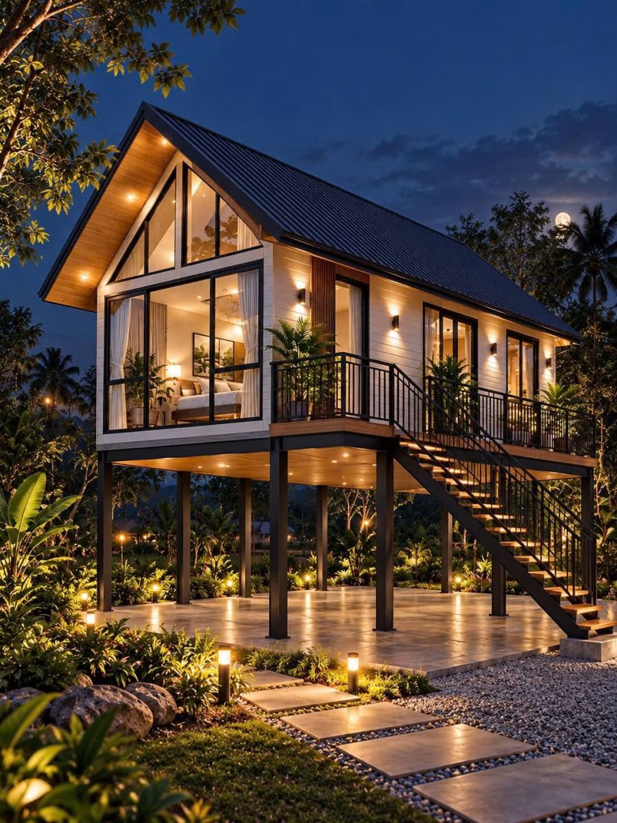 thi công homestay sàn tại Bình Định - Anh Tuấn Group