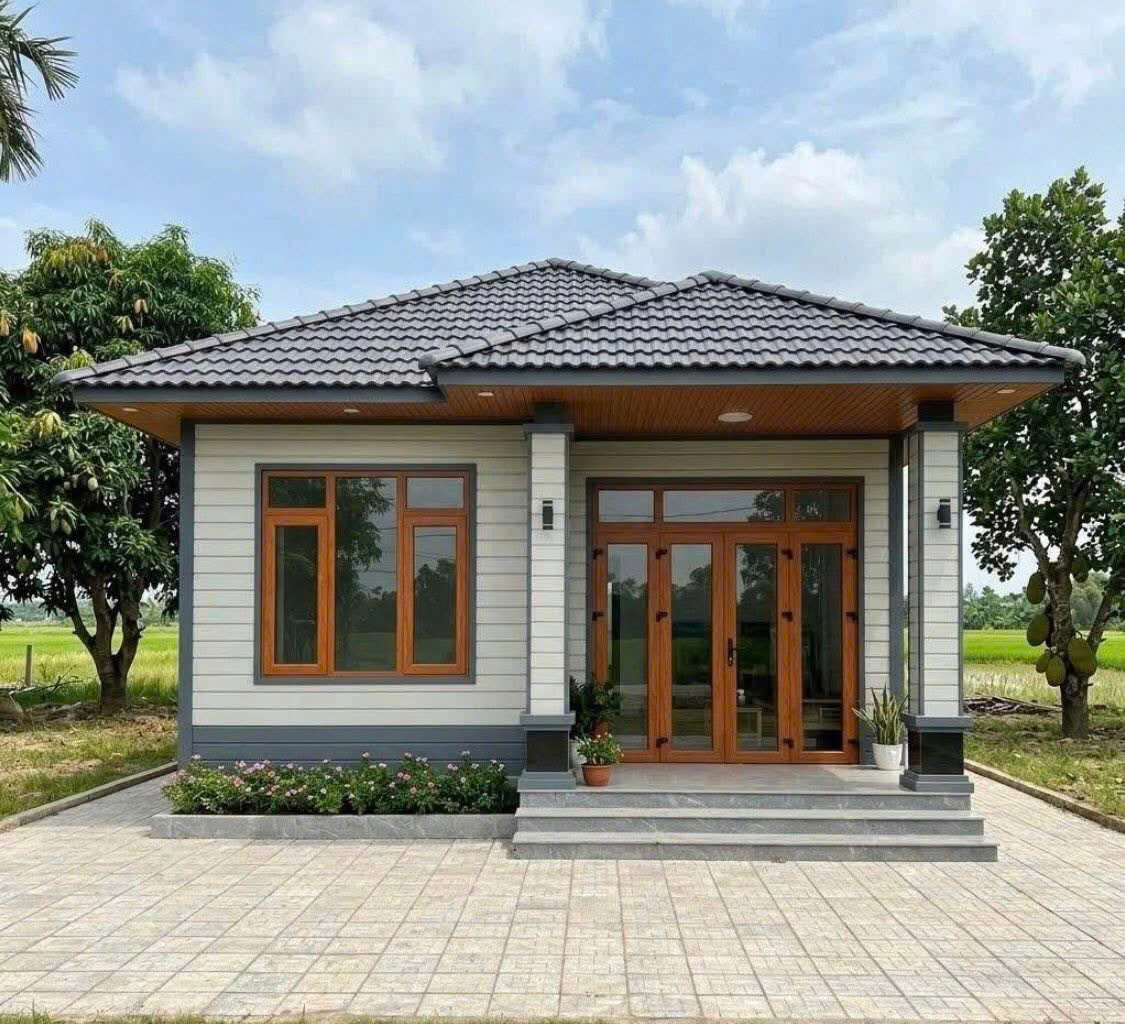 nhà vườn mái Thái lắp ghép Phan Thiết