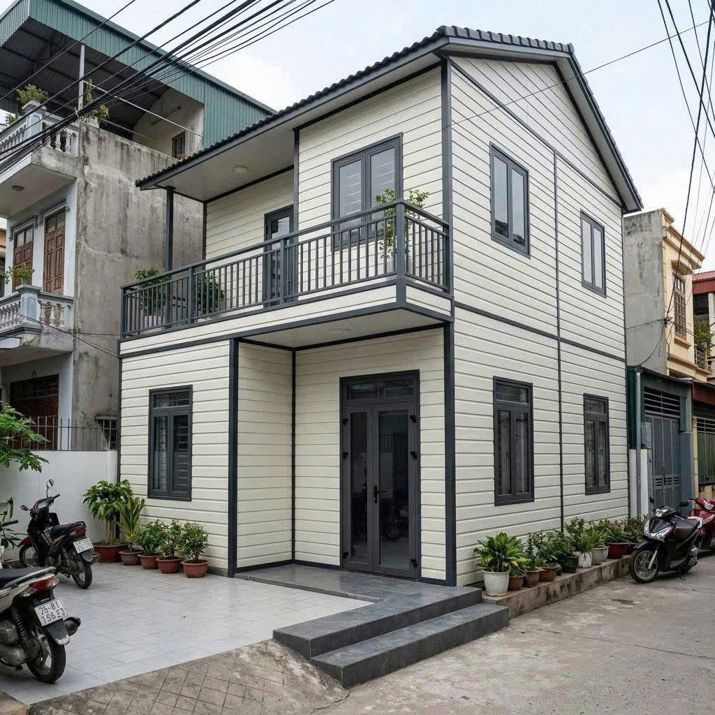thi công nhà lắp ghép Panel
