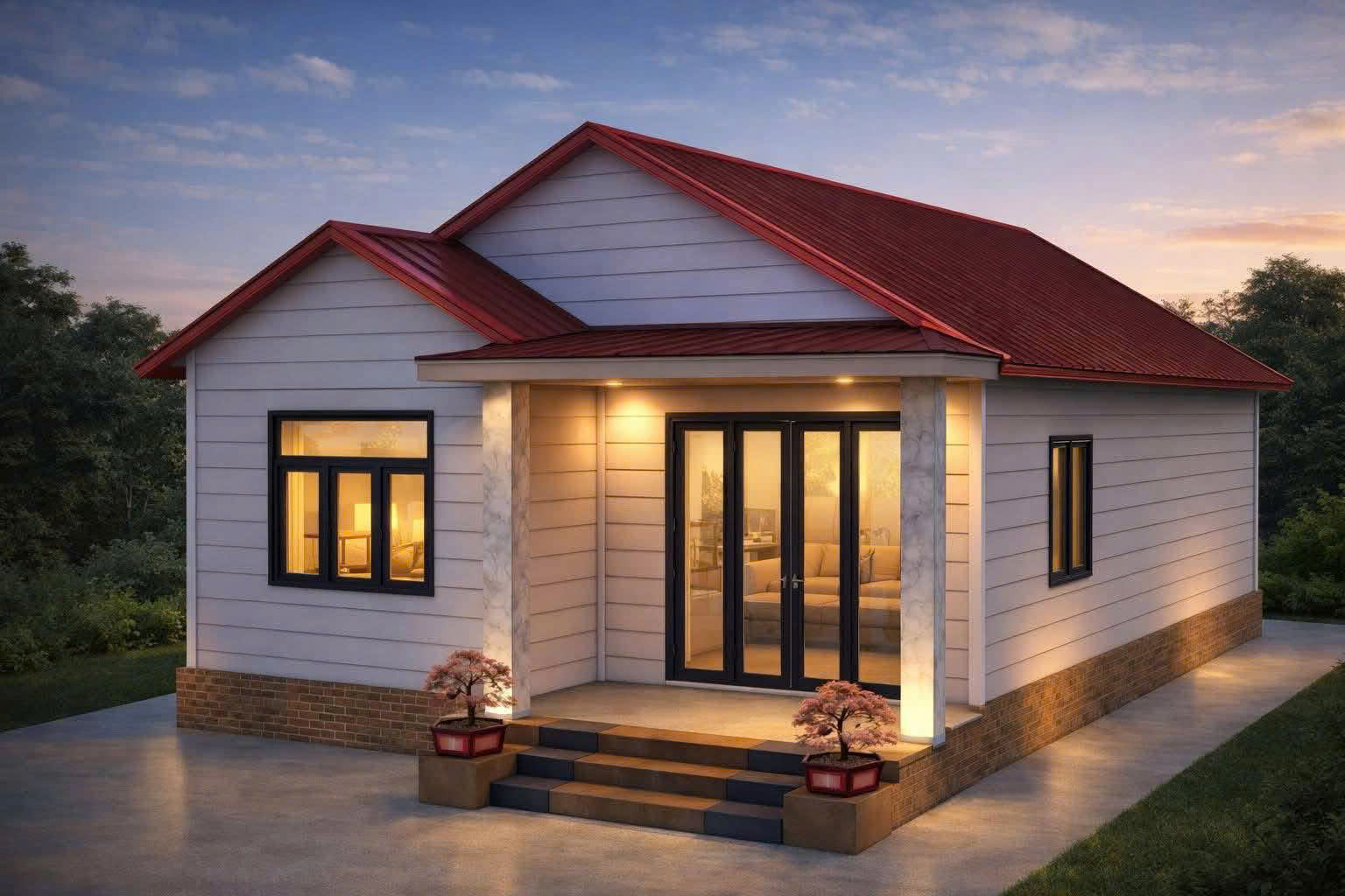 Thiết kế thi công nhà lắp ghép Panel tại tỉnh Tiền Giang