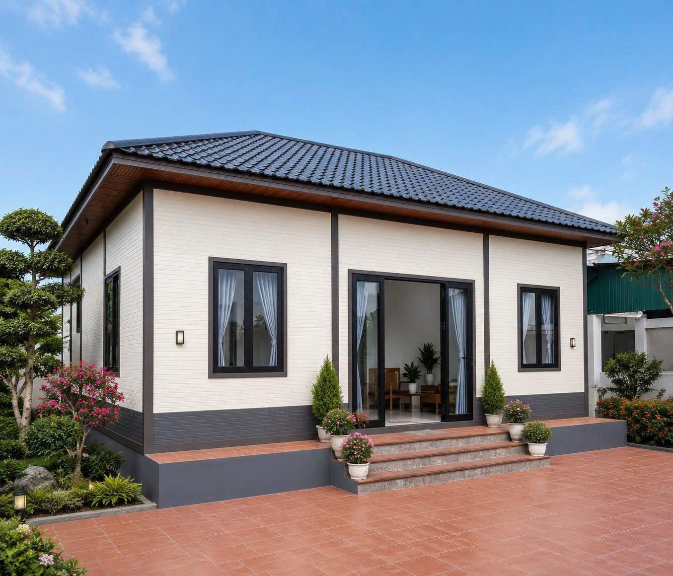 Báo giá thi công nhà lắp ghép trọn gói tại Vĩnh Long