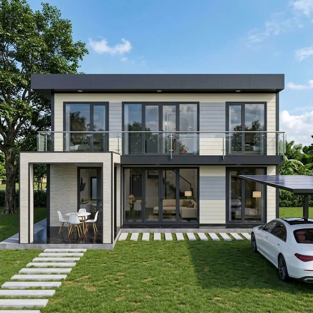 Thiết kế thi công nhà lắp ghép panel trọn gói tại Vũng Tàu