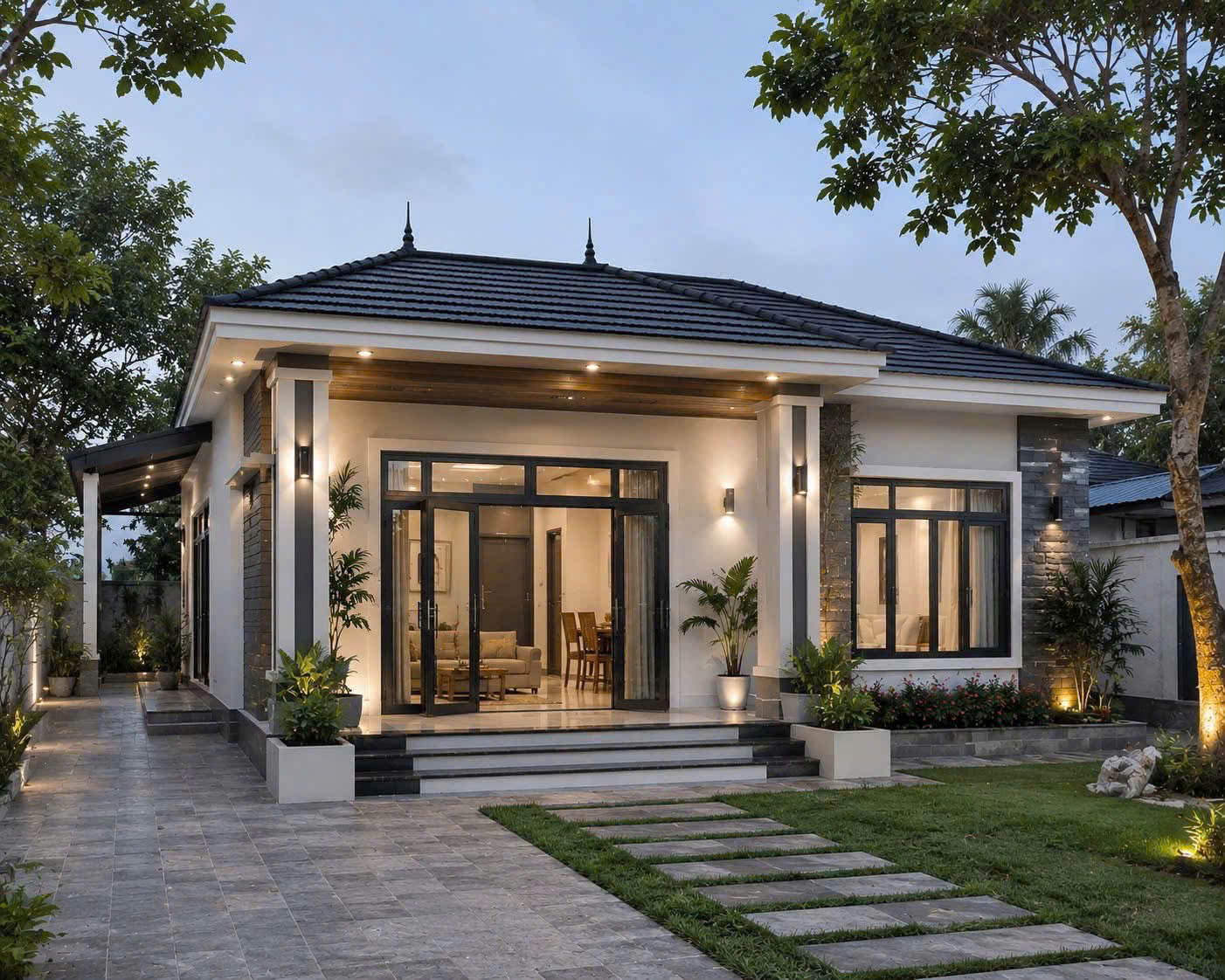 Nhà lắp ghép panel mái nhật tại Phú Quốc