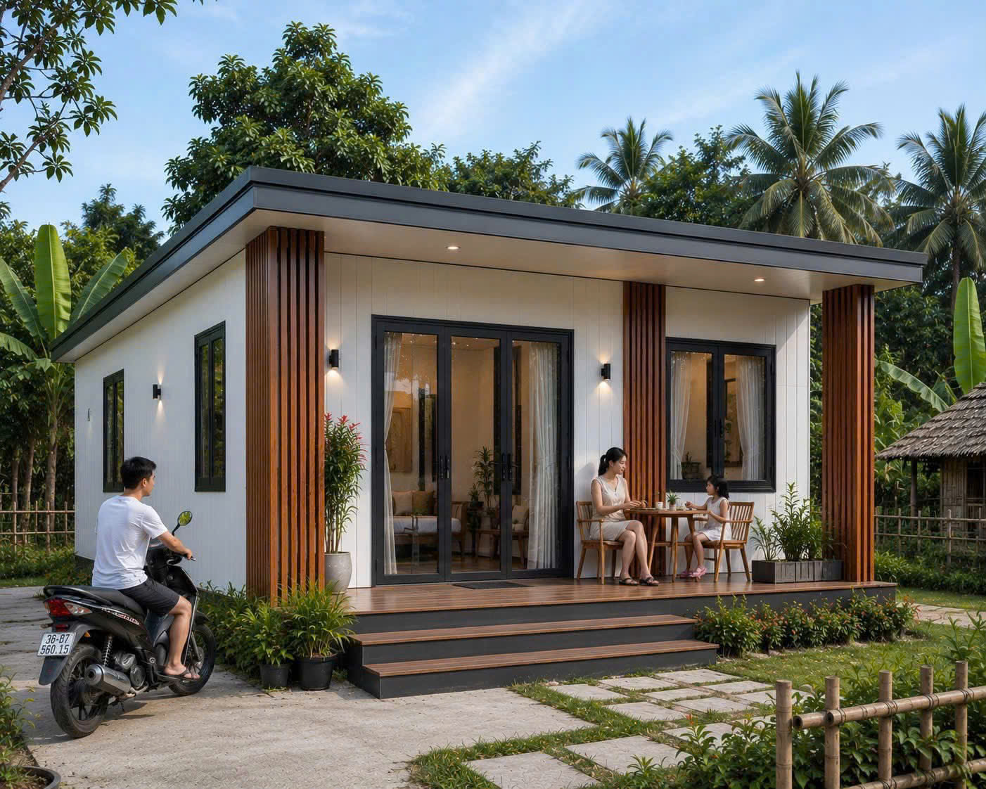 Nhà lắp ghép panel cấp 4 tại Khánh Hòa