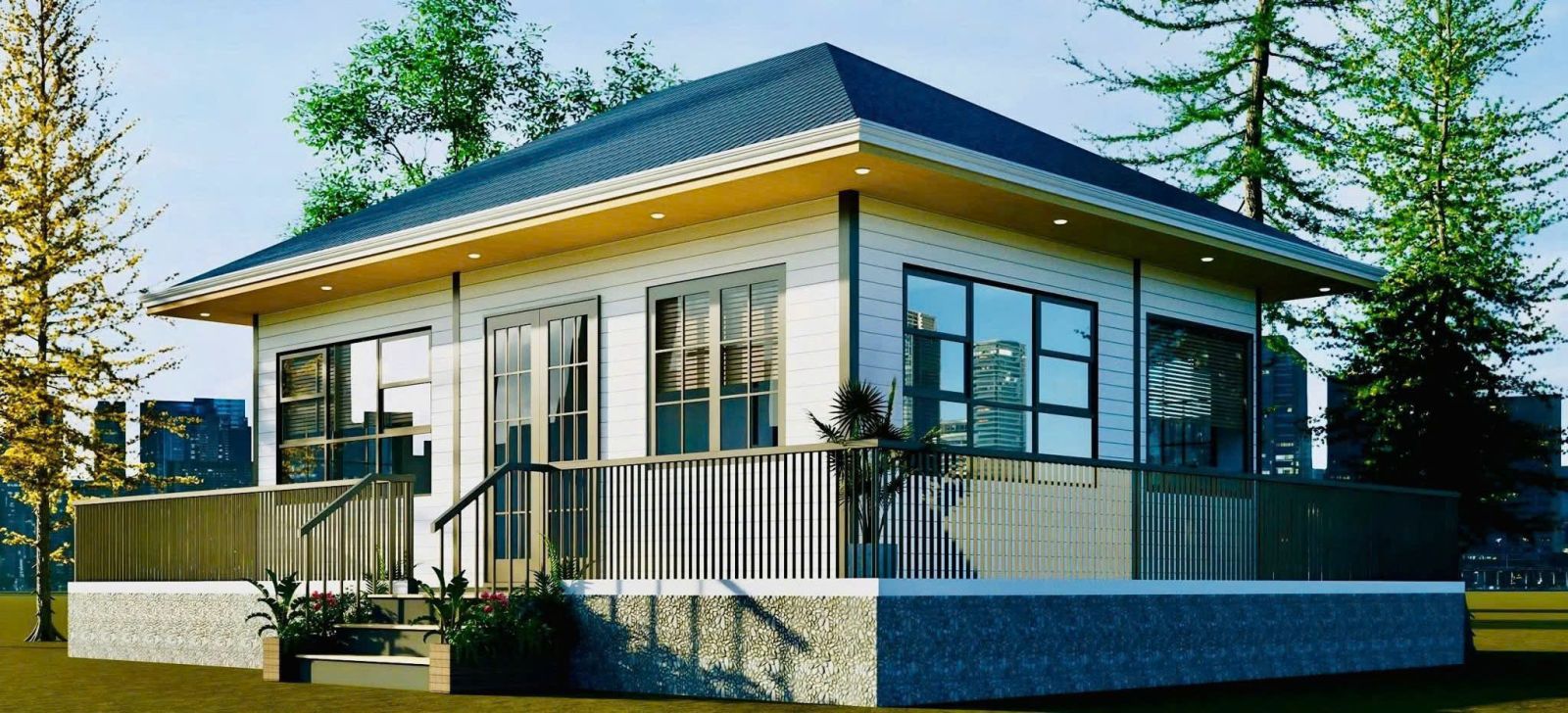 thiết kế nhà lắp ghép hiện đại TP HCM