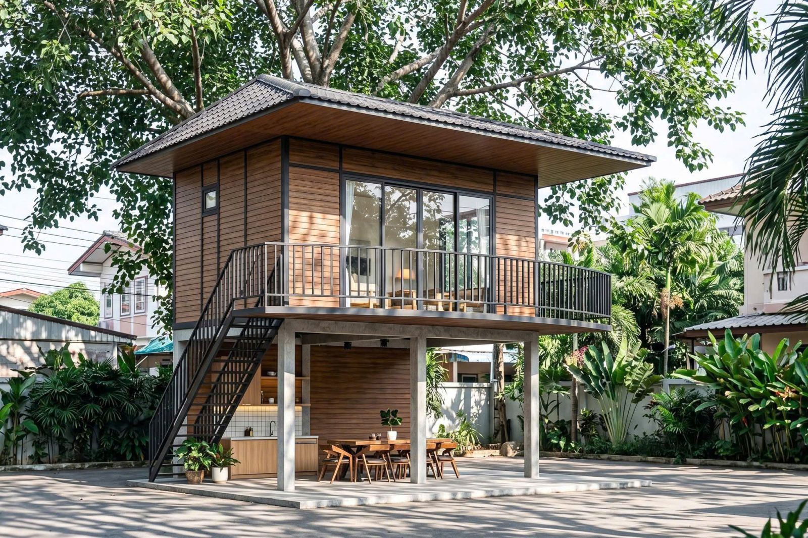 thiết kế nhà lắp ghép hiện đại An Giang