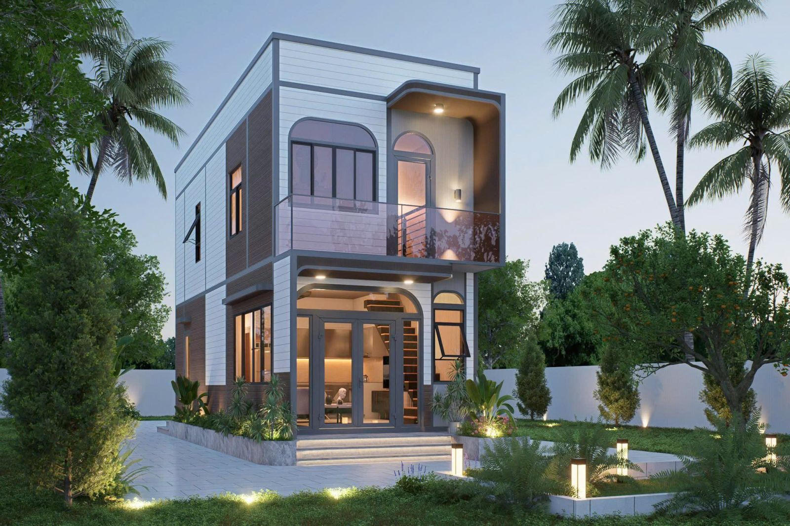 nhà vườn lắp ghép 3 phòng ngủ Hậu Giang
