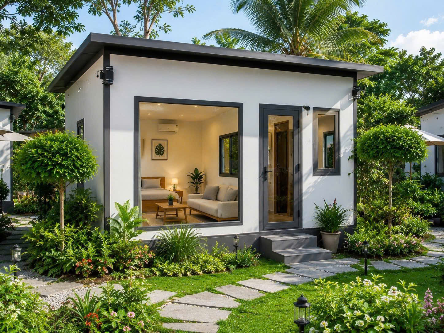 làm homestay lắp ghép panel cấp 4 tại Bình Thuận