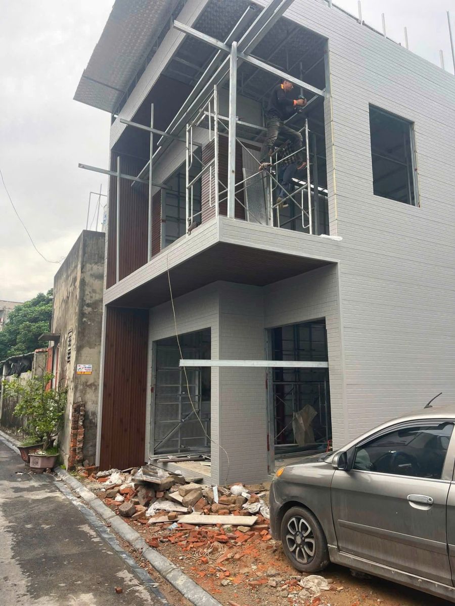 công trình nhà lắp ghép panel của Anh Tuấn Group tại An Giang chuẩn bị bàn giao