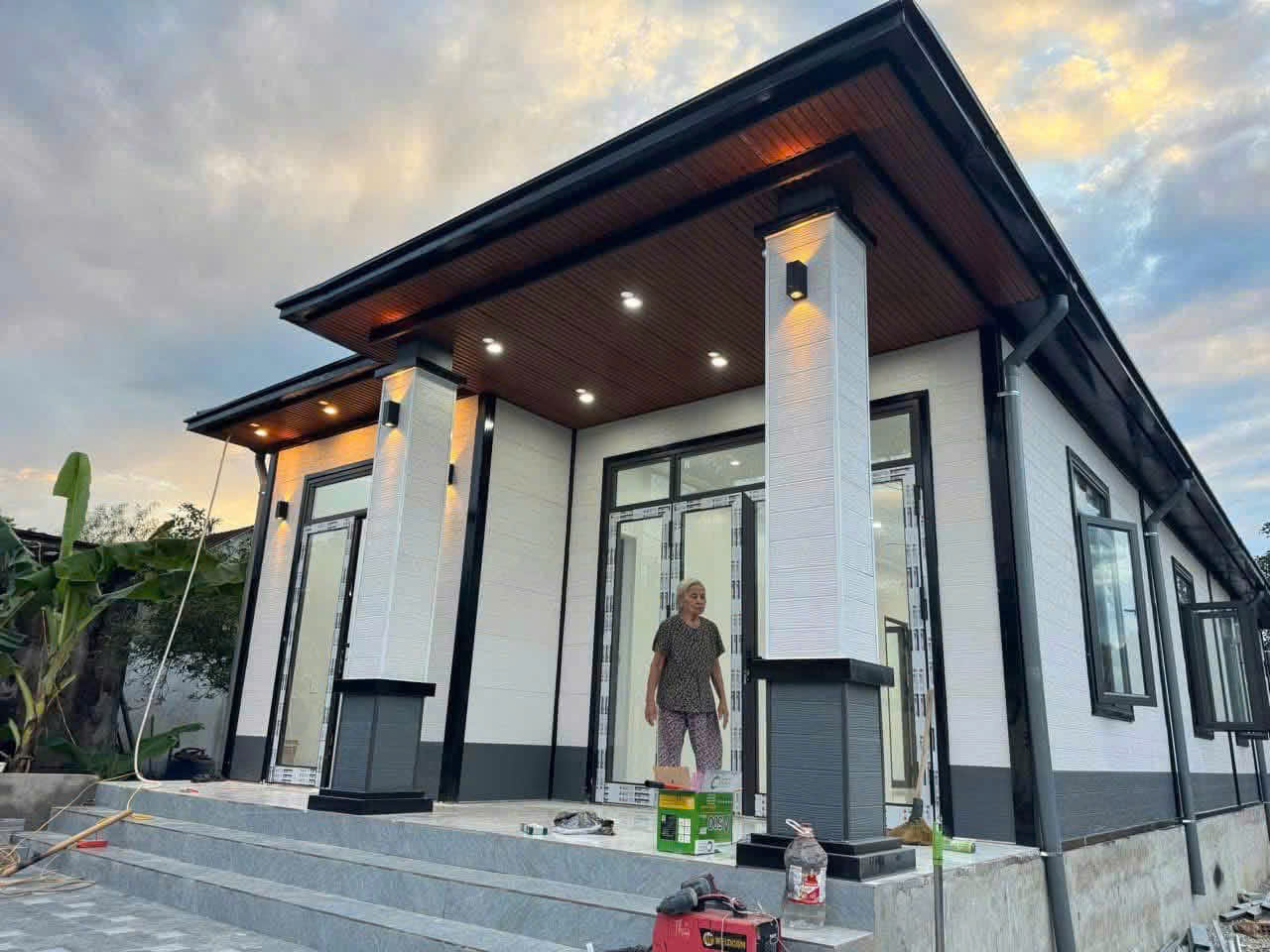 Anh Tuấn Group đang thi công nhà lắp ghép panel 3 phòng ngủ tại Vĩnh Long